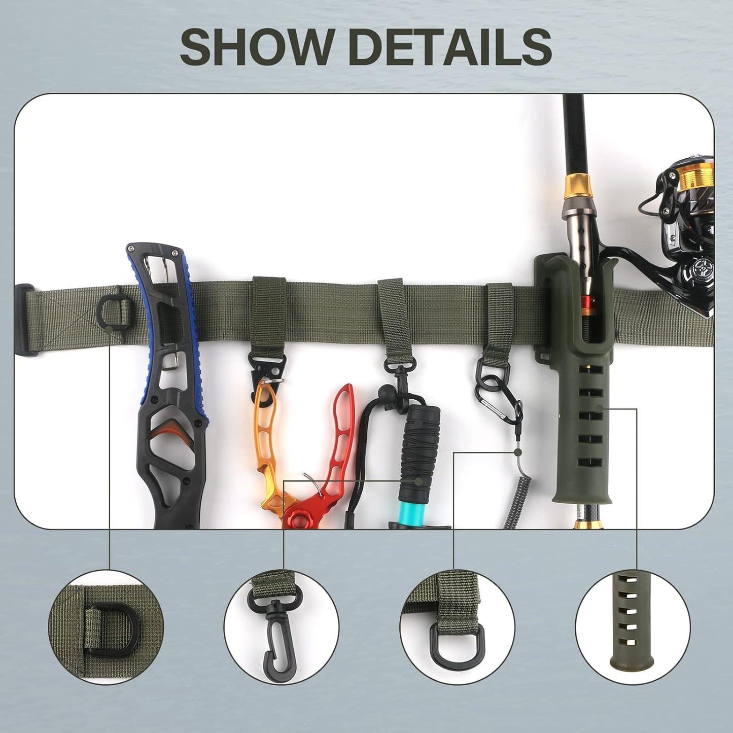 🍁 Fall Sale-50% OFF🐠Fishing Rod Holder Belt